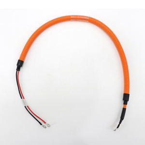 Изготовленный на заказ электромобиль высокого напряжения 2-контактный кабель для хранения мощности 180a Жгут проводов 2 концевых кольцевых клемм - Product Image 1