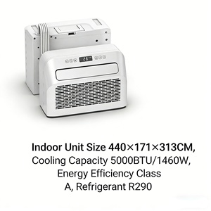 Aire Acondicionado Eléctrico de 5000 BTU para Auto, Camión, Remolque, RV, Apartamento, Hotel, Sin Necesidad de Instalación, Refrigerante R290 - Product Image 3