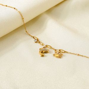 Goth Necklace Cross Border Multi Exclusive Trending Design Anti-bending Structure Hollow Link Weight - Product Image 3