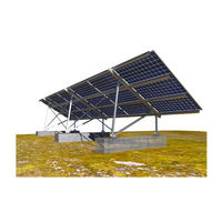 Soporte de Montaje para Paneles Solares, Estructura de Soporte para Paneles Fotovoltaicos, Galvanizado en Caliente, Resistente a Altas Velocidades del Viento (56M/S) y Nieve