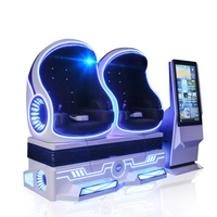 Cinéma VR, meilleures ventes, VART, 2 sièges, chaise VR 9D, simulateur d'œuf 9D, jeu de cinéma, chaise VR en forme d'œuf