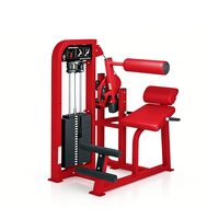 Liva LW-1319 Machine commerciale d'extension dorsale assise en acier avec sélection de charge par broche pour la musculation du bas du dos en salle de sport avec pile de poids