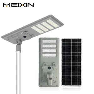 Meiheng – lanterne en Aluminium de haute qualité IP66 pour parc extérieur, énergie solaire LED, poteau supérieur, éclairage de rue solaire