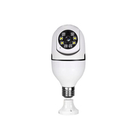 Caméra de sécurité, 360° °   Caméra domestique sans fil WiFi avec fonction Pan-Tilt et vision nocturne couleur