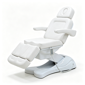 Fauteuil de Beauté Électrique à 3 Moteurs, Lit Facial Inclinable à Jambes Dédoublées, Chaise Cosmétique Réglable pour Tatouage, Clinique Esthétique et Soins Spa - Product Image 6