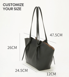Sac à main pour femme en daim de haute qualité, grande capacité, OEM ODM, marque végétalienne, vente en gros d'usine, logo personnalisé, sac à bandoulière - Product Image 4