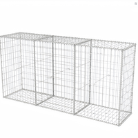 Prix d'usine pour boîte gabion soudée galvanisée pour mur de soutènement de jardin, tailles personnalisées disponibles