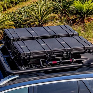 <span class=keywords><strong>Porte</strong></span>-bagages de toit étanche pour voiture, coque rigide en plastique de voyage empilable, coffre de rangement pour bagages sur le toit - Product Image 3