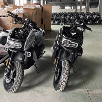 Nouvelle moto électrique tout-terrain robuste 72V 1500W Moteur sans balais Pneu large antidérapant Vitesse maximale 61-80 km/h