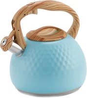 Bouilloire à thé sifflant et eau 3,0 L Nouveau design Bouilloire à eau bouillante Cuisinière à induction à gaz Matériau en acier inoxydable 304/201