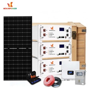 Système solaire hybride 6 kW, batterie 16 kWh, kit complet de stockage d'énergie pour maison connectée au réseau et hors réseau - Product Image 2