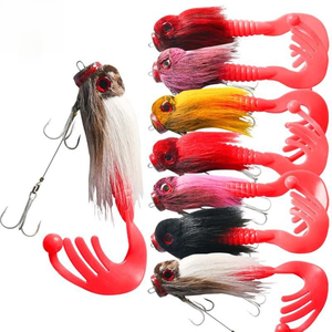 30cm 80g nuovo prodotto cervi pelliccia PVC topo finto esca <span class=keywords><strong>pesca</strong></span> in mare esca di simulazione di richiamo in barca d'altura <span class=keywords><strong>pesca</strong></span> - Product Image 2
