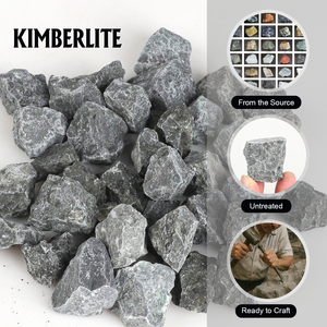 Échantillon de <span class=keywords><strong>roche</strong></span> de kimberlite <span class=keywords><strong>Roche</strong></span> ignée <span class=keywords><strong>volcanique</strong></span> avec potentiel de diamant pour décor Feng Shui et mascotte - Product Image 2