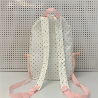 Nouveau Sac à Dos Scolaire Léger à Pois 2026 pour la Rentrée des Classes, Sac d'École Étudiant Décontracté avec Nœud et Poche Avant – Vente en Gros