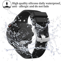 Compatible avec la montre intelligente Garmin Forerunner 45s/45/Swim 2, bracelet de remplacement en silicone pour montre