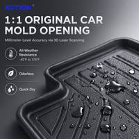 Tapis de sol KCTION 1:1 mesurés au laser, toutes saisons, imperméables, écologiques, inodores, en TPE 3D pour NISSAN X-Trail 2026 5 places