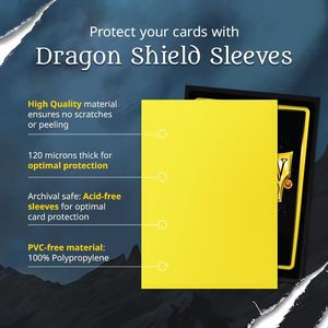 100 protège-cartes TCG <span class=keywords><strong>Dragon</strong></span> Shield de taille standard, finition mate, pour Pokémon Flesh & Blood One Piece MTG - Product Image 4