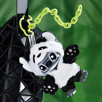 Оригинальный брелок-подвеска из ПВХ серии Sti Tch Gen Z Street Panda, милый виниловый брелок-сюрприз в закрытой коробке, коллекционные загадочные коробки