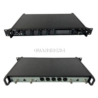 Sistema de Micrófono Inalámbrico Profesional de 4 Canales XLR con Tecnología True Diversity Avanzada AD4Q Beta58 Ksm11 para Música en Vivo