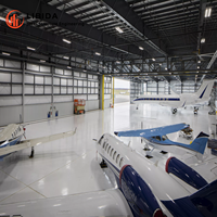Prix d'usine – Service de soudage pour structure d'hangar d'aviation en acier à grand espace, conforme aux normes ASTM, pour l'entretien aéronautique léger industriel