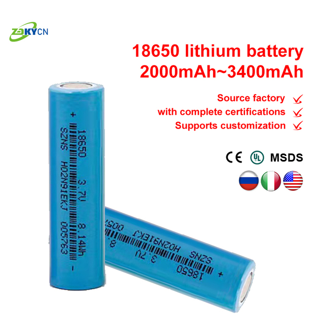 Best Sale Rechargeable 18650 3.7V 2600mAh Cylindrical Solid State LiFePO4 Battery 1000 Cycles High Capacity Long Lifespan for