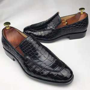 Goodyear genuino pelle di alligatore <span class=keywords><strong>scarpe</strong></span> <span class=keywords><strong>uomo</strong></span> Casual splendida pelle di puro coccodrillo mocassini <span class=keywords><strong>scarpe</strong></span> <span class=keywords><strong>eleganti</strong></span> da sposa <span class=keywords><strong>scarpe</strong></span> <span class=keywords><strong>uomo</strong></span> - Product Image 3