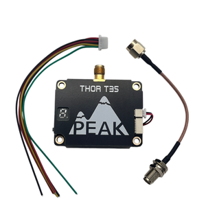 超长距离 Peak Thor T35 3-4.9GHz 3W VTX 无人机配件视频发射器 25mW\200mW\500mW\1000mW\3000mW 64CH 3000M-4938MHz - Product Image 5