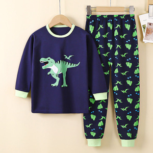 Katoenen Cartoon Baby Pyjama Set Kinderkleding Fabriek Ecologisch 2-delig Lange Mouwen Casual - Product Image 3