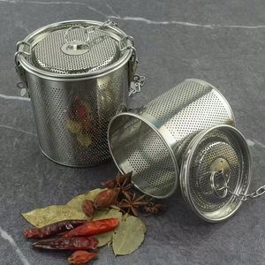 Colador de especias con gancho de cadena metálica para cocina, ideal para especias, hierbas, té de hojas sueltas y café - Product Image 1