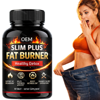 Capsules brûle-graisses Slim Plus, soutien de l'appétit, stimulant du métabolisme, complément détox, comprimés OEM ODM en marque privée