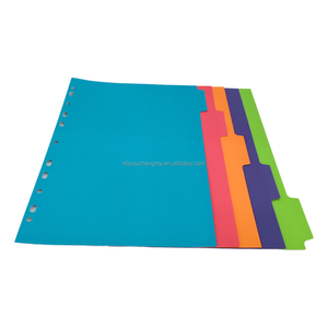 Phong cách A4 kích thước nhiều màu Loose-Leaf tài liệu Divider mới dẫn đến các trang riêng biệt-thư mục tập tin phụ kiện - Product Image 3