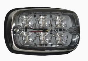 <span class=keywords><strong>Ambulance</strong></span> et pompier lumière stroboscopique latérale rouge et blanche LED carré voyant d'avertissement nouvel état montage en surface - Product Image 6