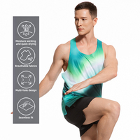 Camiseta Deportiva sin Mangas para Hombre, Ajuste Perfecto, Ultraligera, de Secado Rápido, para Maratón, Entrenamiento y Running