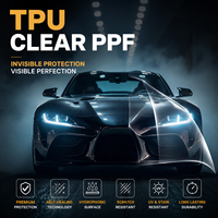 Film de protection de peinture TPU aliphatique PPF 7,5 mil, haute brillance, transparent, auto-réparateur, anti-jaunissement, film de protection de carrosserie de voiture 1,52 x 15 m