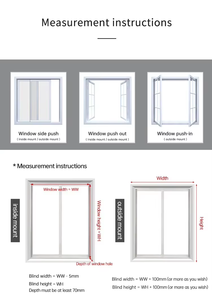 ستائر خلوية آلية للنهار والليل معتمة تعمل من الأعلى للأسفل ونظام خلايا النحل للنوافذ بدون حبال مع طبقة شفافة - Product Image 6