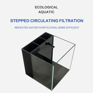 50cmcoral Purification et Filtration Filtre Latéral Réservoir de Poissons Réservoir de Poissons en Verre Filtre Latéral Angle Droit Verre <span class=keywords><strong>Aquarium</strong></span> Réservoir de Poissons - Product Image 6