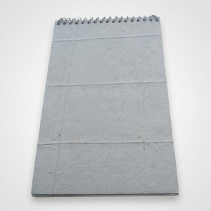 Custom Promotion Cream Color <b>Notepad</b> 36 Sheets Totally Wood-Free Acid-Free Recycled Paper Spiral Bound - Product Image 1