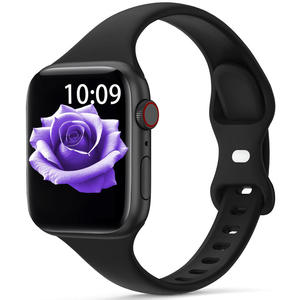 สายนาฬิกาซิลิโคนขายส่งจากโรงงาน สำหรับ Apple Watch S10 11 46 มม. Ultra 49 มม. SE 44 มม. สายนาฬิกาแบบนุ่มสำหรับเล่นกีฬา - Product Image 6