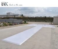 Carreaux de piste de danse de mariage portables blancs imperméables RK vente en gros carreaux de sol pour événement à emboîtement