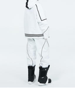 Nuova Tuta da Sci con Cappuccio e Zip 2025, Impermeabile e Calda, Set Sportivo da <span class=keywords><strong>Montagna</strong></span>, Completo Antivento per Sci e Snowboard - Product Image 6