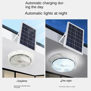 Hot bán ngoài trời năng lượng mặt trời đèn IP44 Vườn Nhà khẩn cấp ứng dụng ABS năng lượng mặt trời trong nhà Đèn trần - Product Image 2