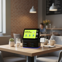 Station de recharge portable WOSHI pour banques d'alimentation partagées avec sortie 60W 5000mAh et paiement sans contact pour cafés