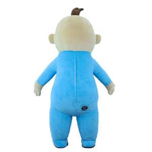 Opblaasbaar babypop jongen en meisje mascottekostuum dierenfiguur opblaasbaar kledingstuk voor feesten volwassenen populaire verkoop - Product Image 4