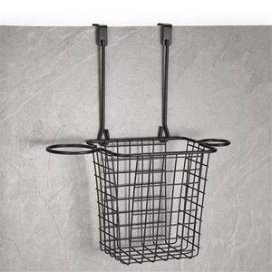 Étagères de rangement murales écologiques modernes pour cuisine domestique, organisateur de bouteilles et de bocaux, paniers suspendus sans perçage pour usage hôtelier - Product Image 2