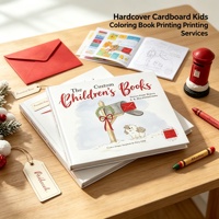 Services d'impression de livres de coloriage pour enfants en carton rigide sur mesure, fabricant professionnel chinois avec logo et taille personnalisés
