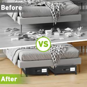 Nuohui Opbergdoos Kleding Huishoudelijk Verzamelt Op Maat Gemaakte Opslagcontainers Nieuw Onder Bedopslag Met Wielen - Product Image 5