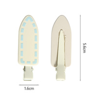 Pinces à cheveux sans plis Private Label 5 cm couleur crème, pinces latérales pour femmes, pour maquillage quotidien simple, vente en gros