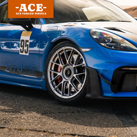 Rines Monobloque Forjados de 19, 20, 21 y 22 Pulgadas, Rines de Carreras 6061, Rines de Aleación con Bloqueo Central Personalizados para Porsche