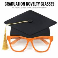 Lunettes de soleil fantaisie pour événements thématiques, accessoire de cosplay pour toque de remise de diplôme, idéales pour cérémonies scolaires et fêtes de remise de diplôme, vente en gros