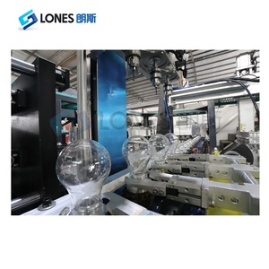 เครื่องผลิตขวด PET อัตโนมัติ LS-A4 ความเร็วสูง ขับเคลื่อนด้วยมอเตอร์เต็มรูปแบบ สำหรับขวดพลาสติกขนาดเล็ก 10 มล. ถึง 600 มล. ควบคุมด้วย PLC ผลิตได้ 6000 ขวดต่อชั่วโมง - Product Image 3